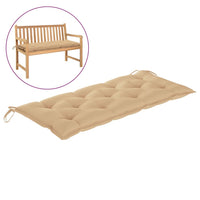 Thumbnail for Gartenbank-Auflage Beige 120x50x7 cm Stoff