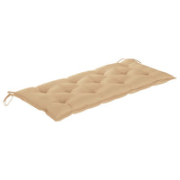 Thumbnail for Gartenbank-Auflage Beige 120x50x7 cm Stoff