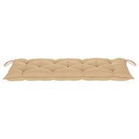 Thumbnail for Gartenbank-Auflage Beige 120x50x7 cm Stoff