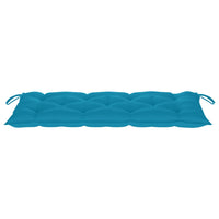 Thumbnail for Gartenbank-Auflage Hellblau 120x50x7 cm Stoff