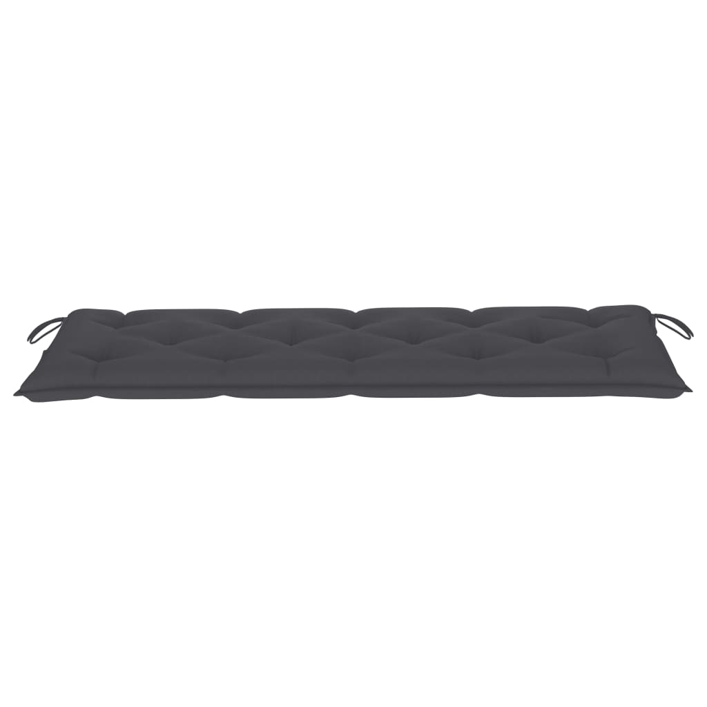 Gartenbank-Auflage Anthrazit 150x50x7 cm Stoff