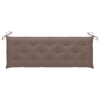 Thumbnail for Gartenbank-Auflage Taupe 150x50x7 cm Stoff
