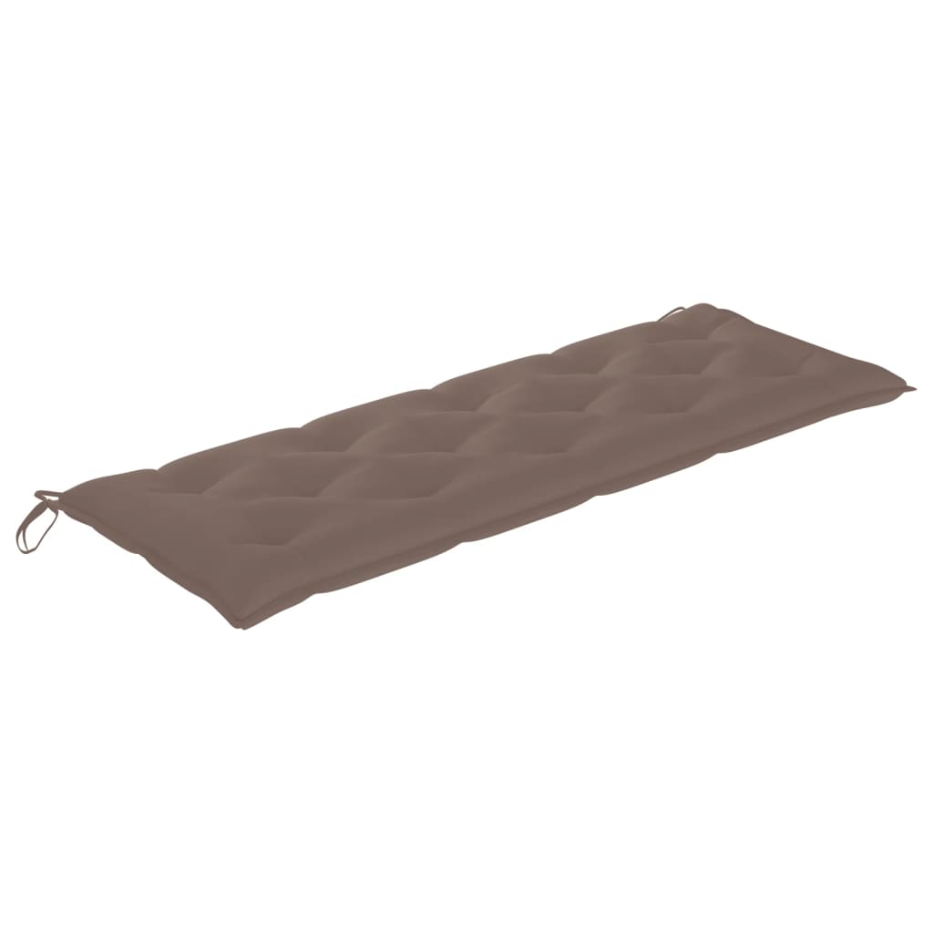 Gartenbank-Auflage Taupe 150x50x7 cm Stoff