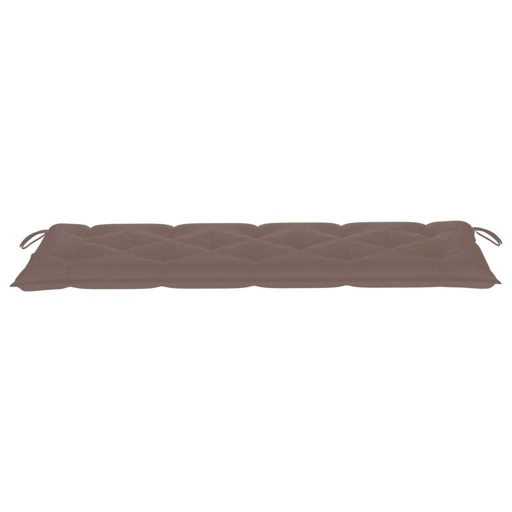 Gartenbank-Auflage Taupe 150x50x7 cm Stoff