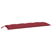 Thumbnail for Gartenbank-Auflage Weinrot 150x50x7 cm Oxford-Gewebe