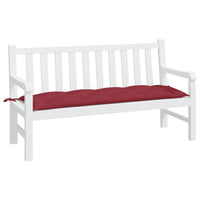 Thumbnail for Gartenbank-Auflage Weinrot 150x50x7 cm Oxford-Gewebe