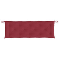 Thumbnail for Gartenbank-Auflage Weinrot 150x50x7 cm Oxford-Gewebe