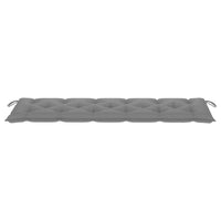 Thumbnail for Gartenbank-Auflage Grau 180x50x7 cm Stoff