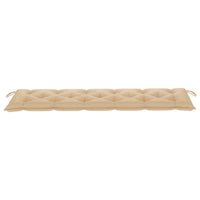 Thumbnail for Gartenbank-Auflage Beige 180x50x7 cm Stoff