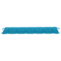 Thumbnail for Gartenbank-Auflage Hellblau 180x50x7 cm Stoff