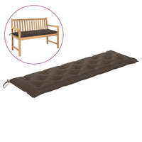 Thumbnail for Gartenbank-Auflage Taupe 180x50x7 cm Stoff