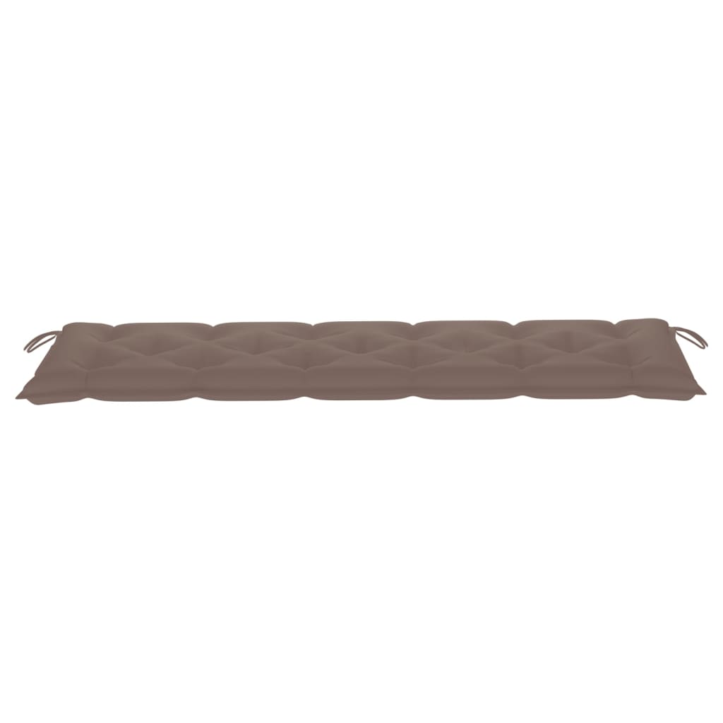 Gartenbank-Auflage Taupe 180x50x7 cm Stoff