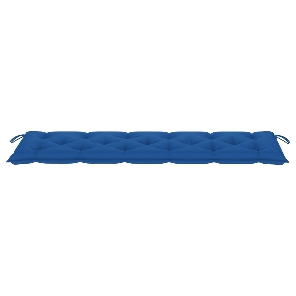 Gartenbank-Auflage Blau 180x50x7 cm Stoff