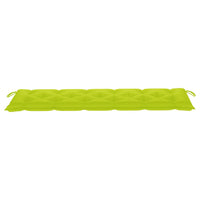 Thumbnail for Gartenbank-Auflage Hellgrün 180x50x7 cm Stoff