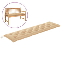 Thumbnail for Gartenbank-Auflage Beige 200x50x7 cm Stoff