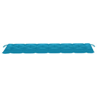 Thumbnail for Gartenbank-Auflage Hellblau 200x50x7 cm Stoff