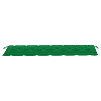 Thumbnail for Gartenbank-Auflage Grün 200x50x7 cm Stoff
