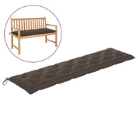 Thumbnail for Gartenbank-Auflage Taupe 200x50x7 cm Stoff