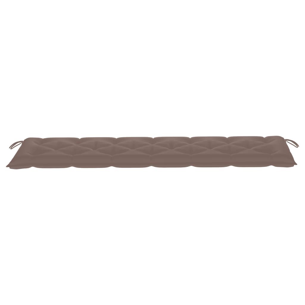 Gartenbank-Auflage Taupe 200x50x7 cm Stoff
