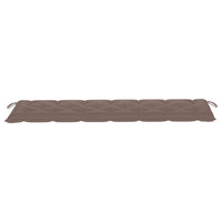 Thumbnail for Gartenbank-Auflage Taupe 200x50x7 cm Stoff
