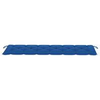 Thumbnail for Gartenbank-Auflage Blau 200x50x7 cm Stoff