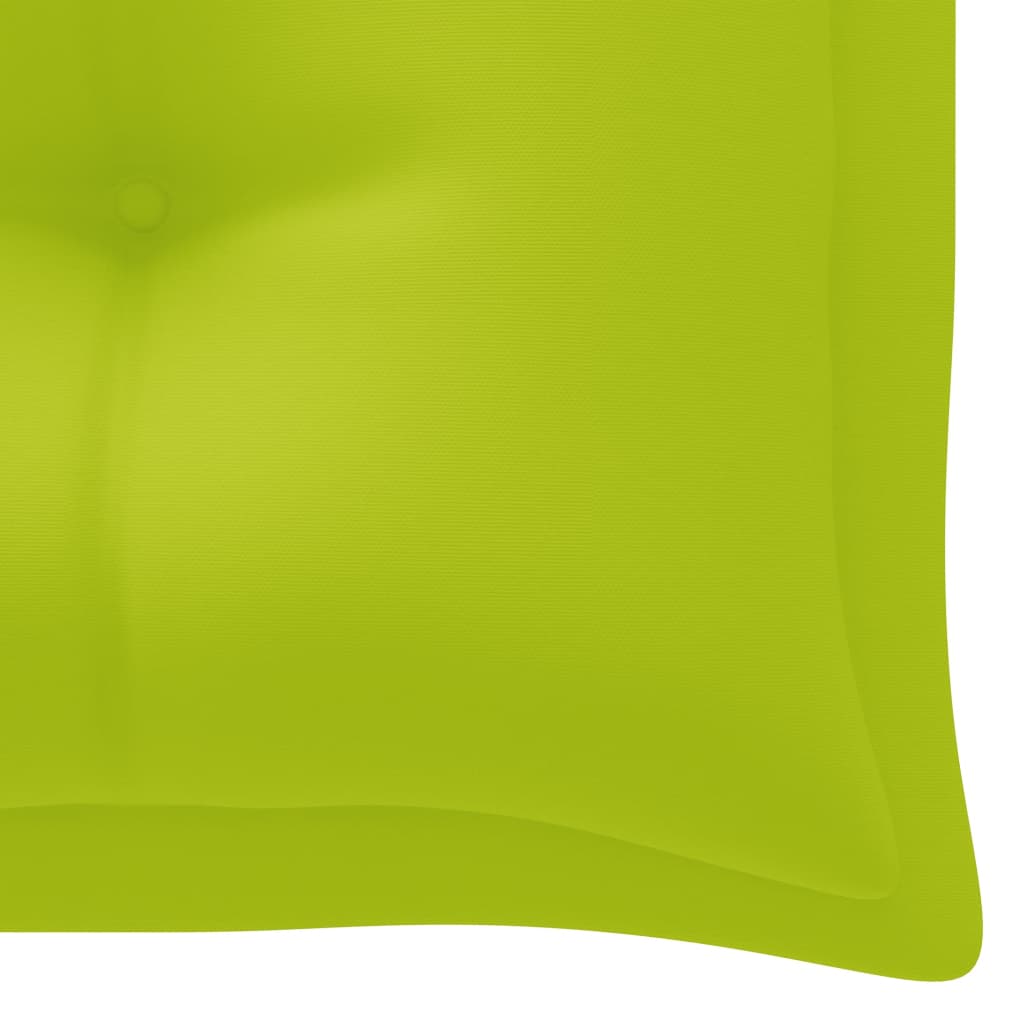Gartenbank-Auflage Hellgrün 200x50x7 cm Stoff