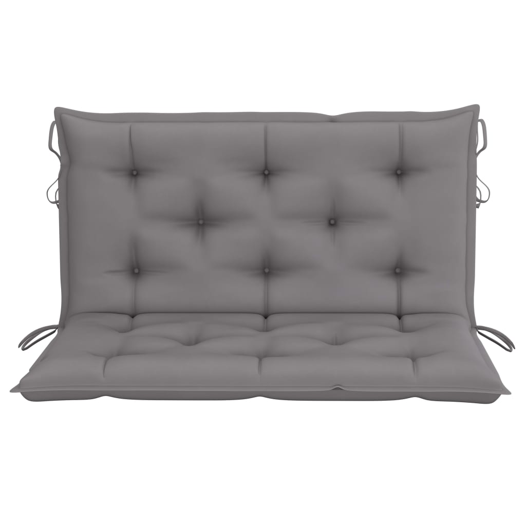 Auflage für Hollywoodschaukel Grau 100 cm Stoff
