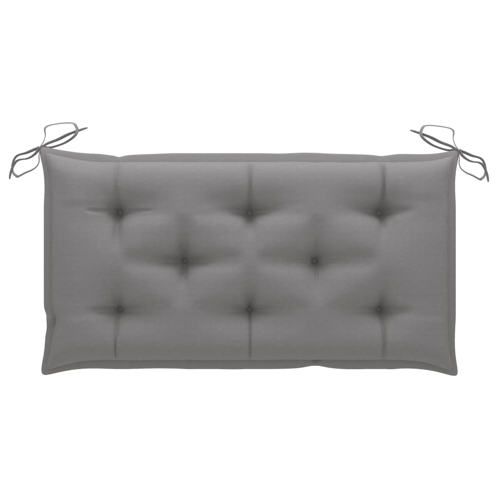 Auflage für Hollywoodschaukel Grau 100 cm Stoff