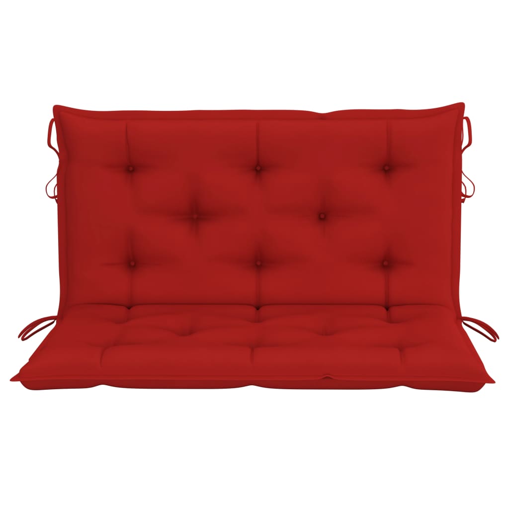 Auflage für Hollywoodschaukel Rot 100 cm Stoff