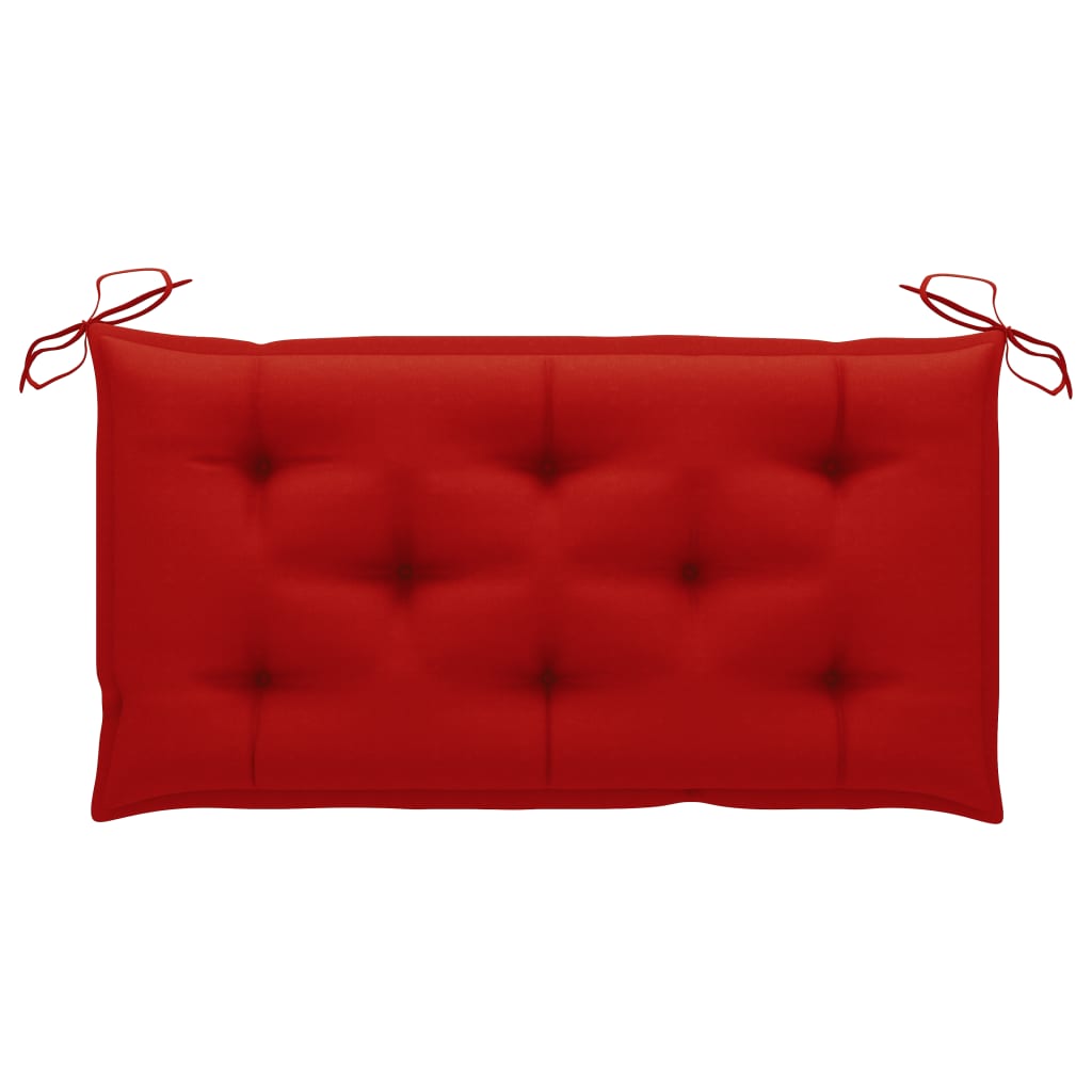 Auflage für Hollywoodschaukel Rot 100 cm Stoff