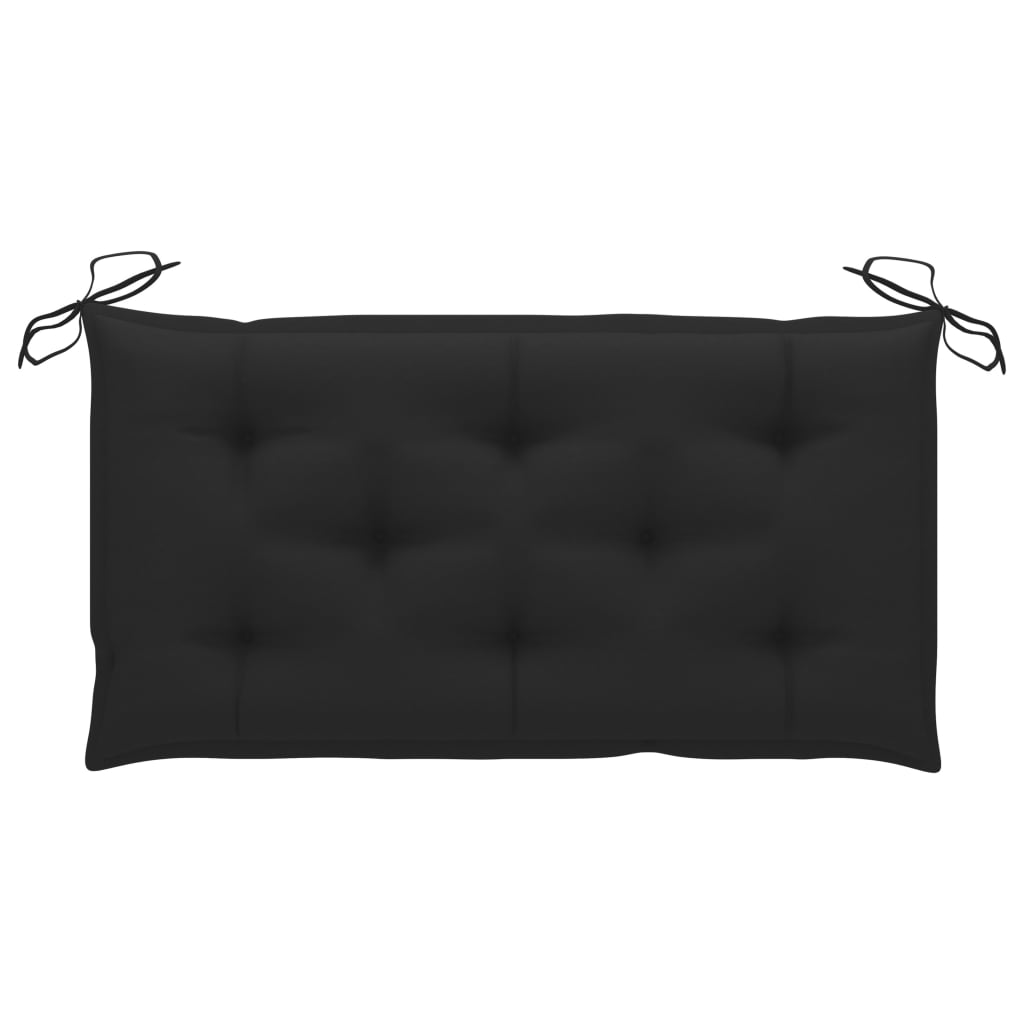 Auflage für Hollywoodschaukel Schwarz 100 cm Stoff