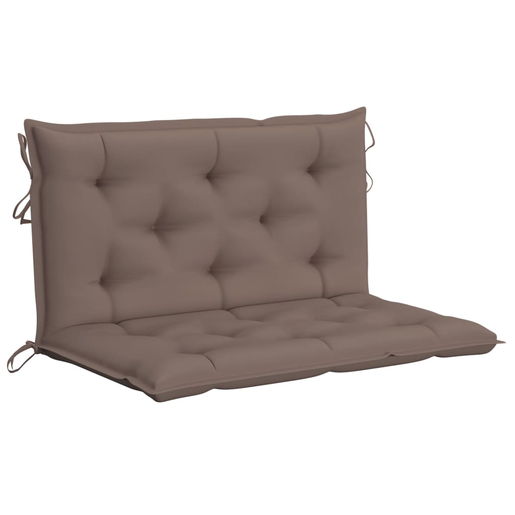 Auflage für Hollywoodschaukel Taupe 100 cm Stoff