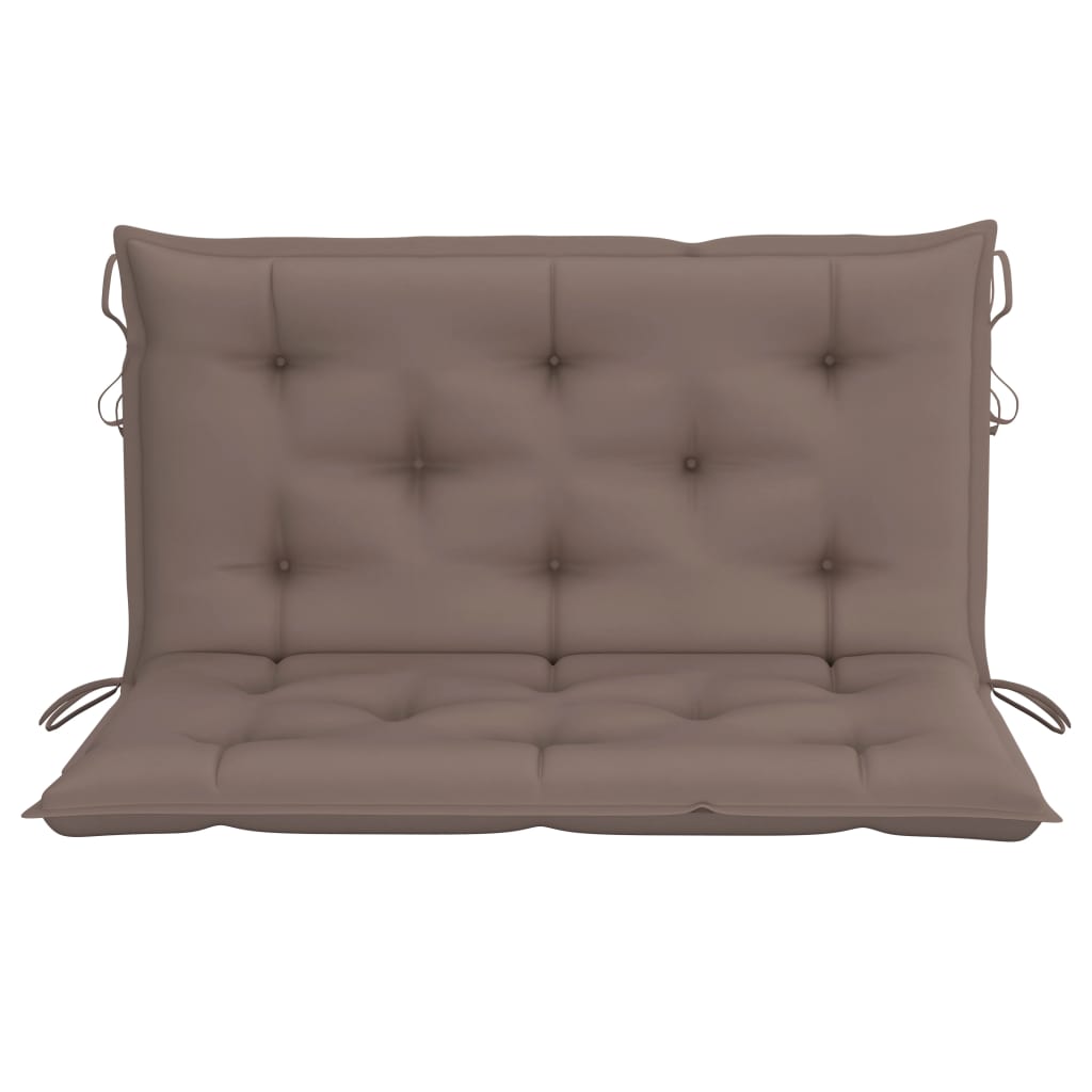Auflage für Hollywoodschaukel Taupe 100 cm Stoff