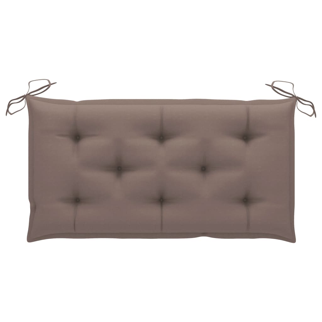 Auflage für Hollywoodschaukel Taupe 100 cm Stoff