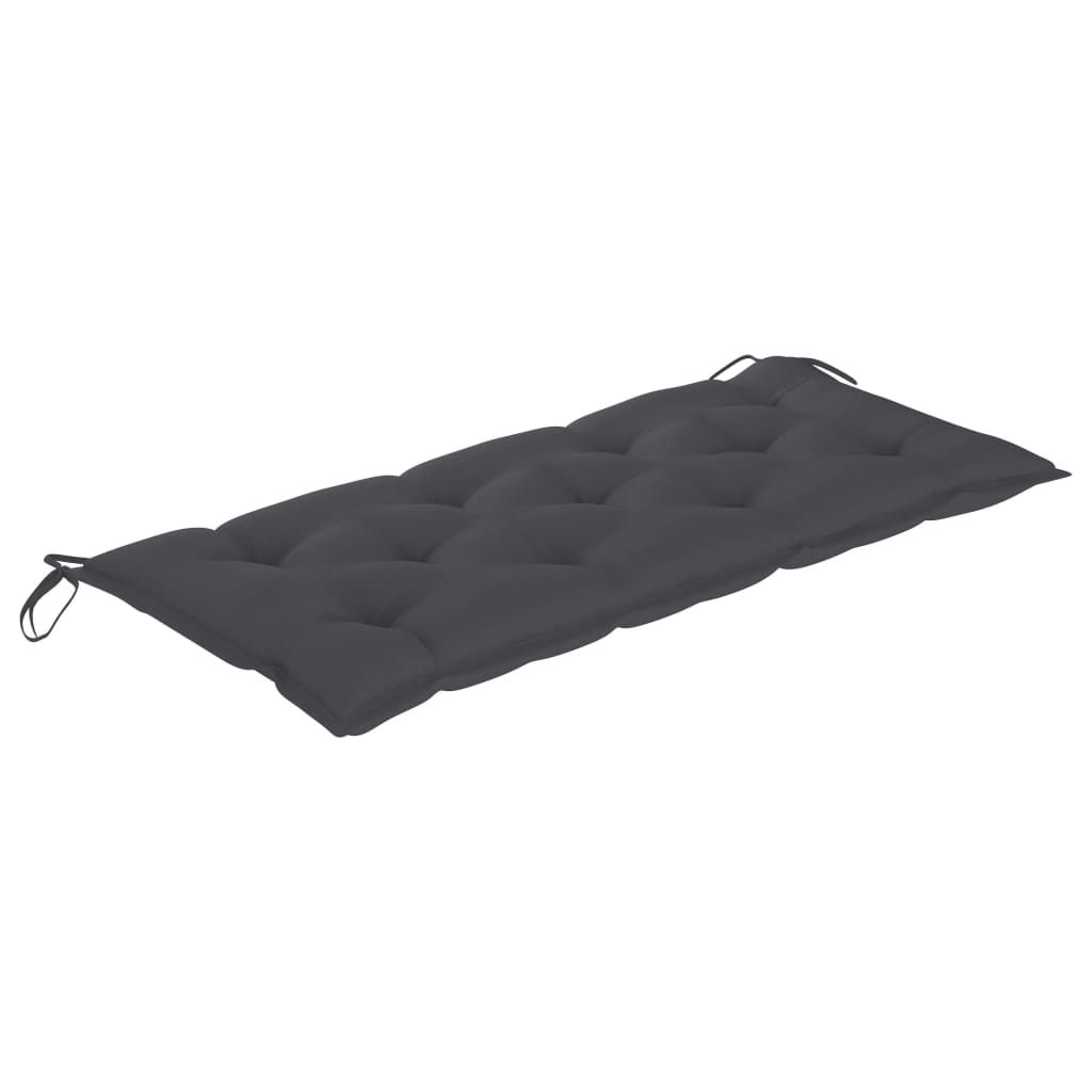 Auflage für Hollywoodschaukel Anthrazit 120 cm Stoff