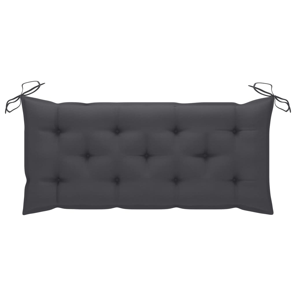 Auflage für Hollywoodschaukel Anthrazit 120 cm Stoff