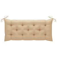 Thumbnail for Auflage für Hollywoodschaukel Beige 120 cm Stoff