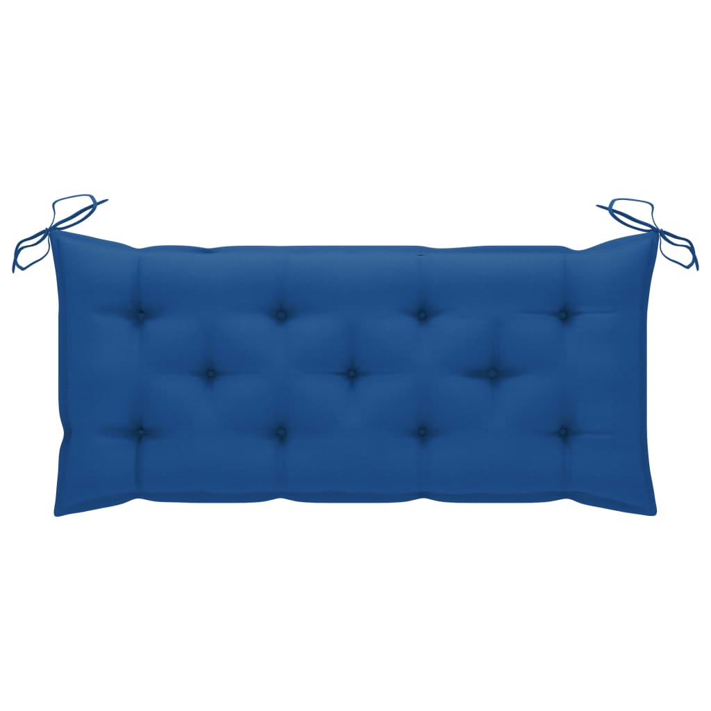 Auflage für Hollywoodschaukel Blau 120 cm Stoff