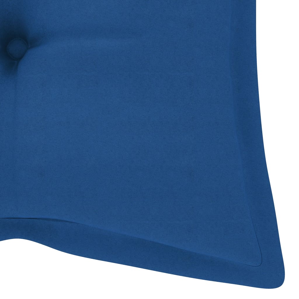 Auflage für Hollywoodschaukel Blau 120 cm Stoff