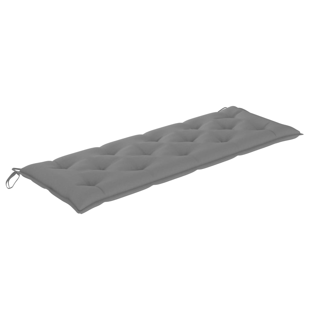 Auflage für Hollywoodschaukel Grau 150 cm Stoff