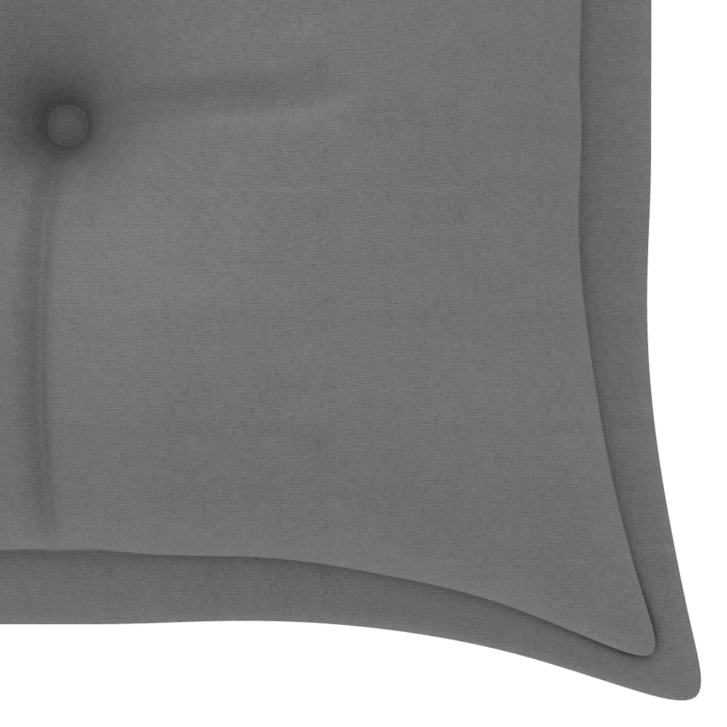 Auflage für Hollywoodschaukel Grau 150 cm Stoff