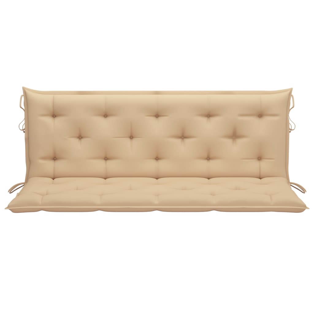 Auflage für Hollywoodschaukel Beige 150 cm Stoff