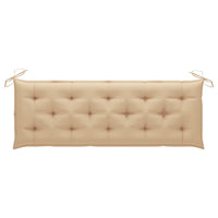 Thumbnail for Auflage für Hollywoodschaukel Beige 150 cm Stoff