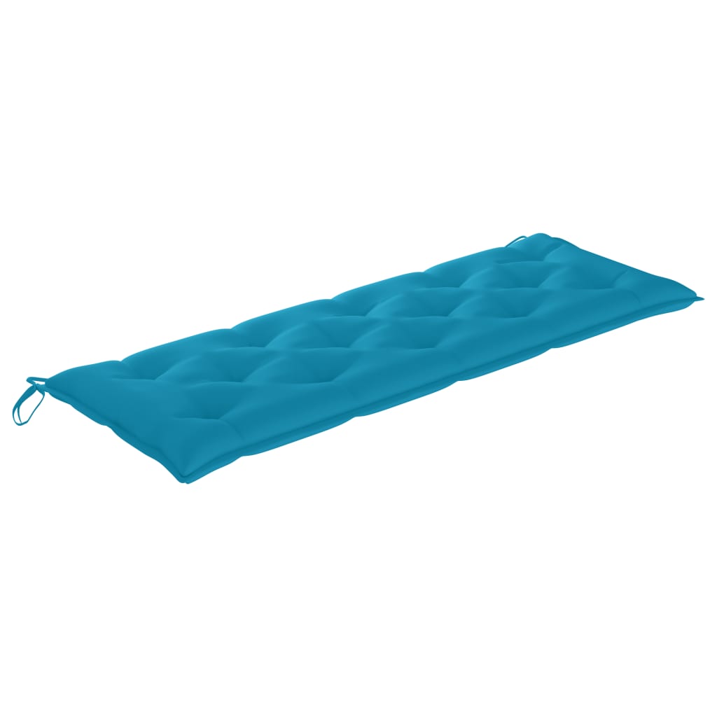 Auflage für Hollywoodschaukel Hellblau 150 cm Stoff