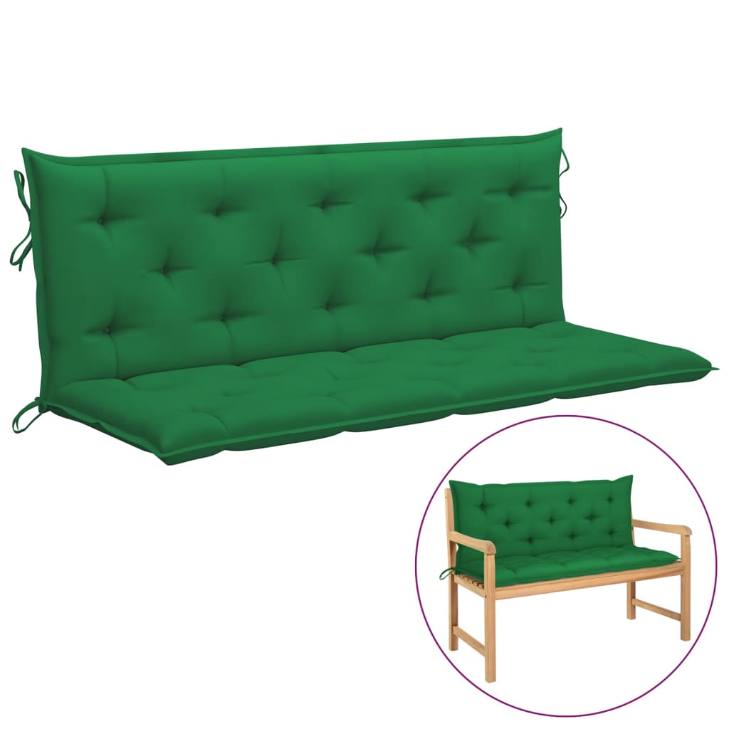 Auflage für Hollywoodschaukel Grün 150 cm Stoff