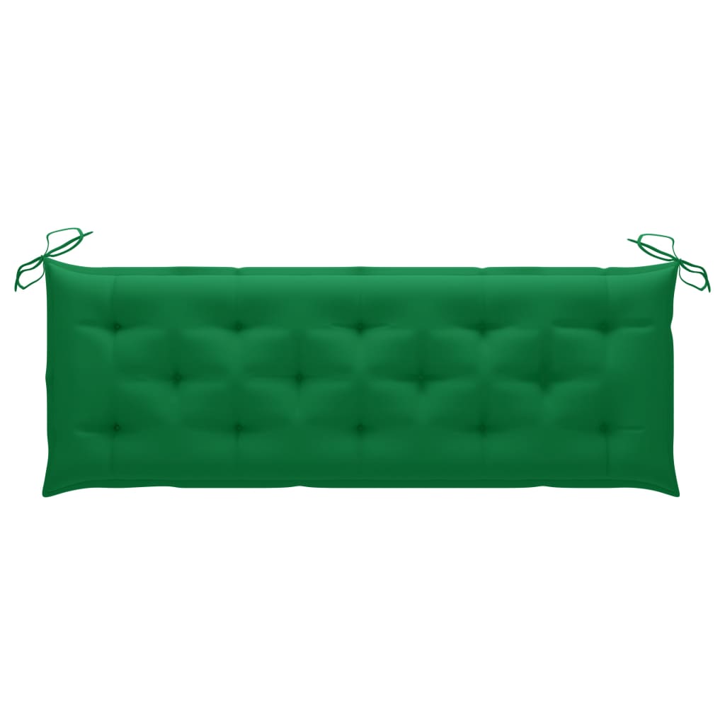 Auflage für Hollywoodschaukel Grün 150 cm Stoff