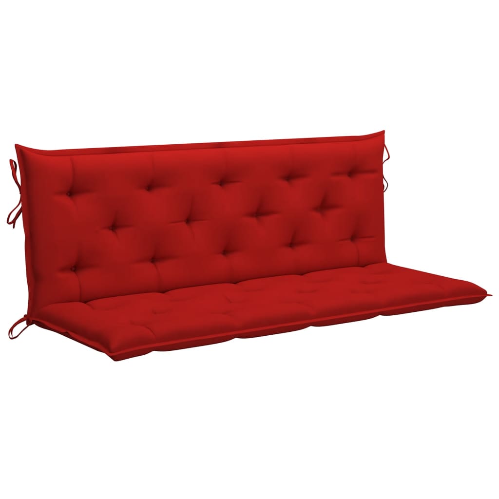 Auflage für Hollywoodschaukel Rot 150 cm Stoff