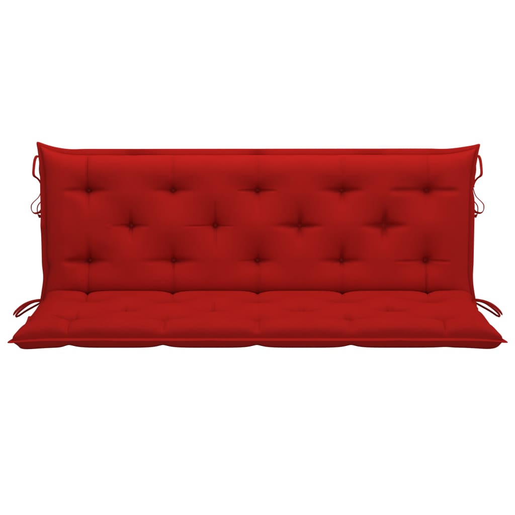Auflage für Hollywoodschaukel Rot 150 cm Stoff