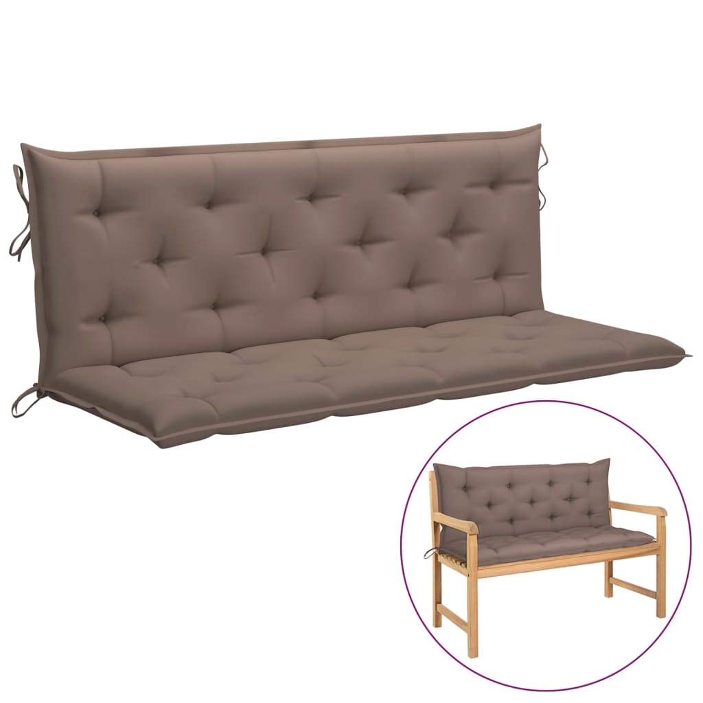 Gartenbank-Auflage Taupe 150 cm Oxford-Gewebe