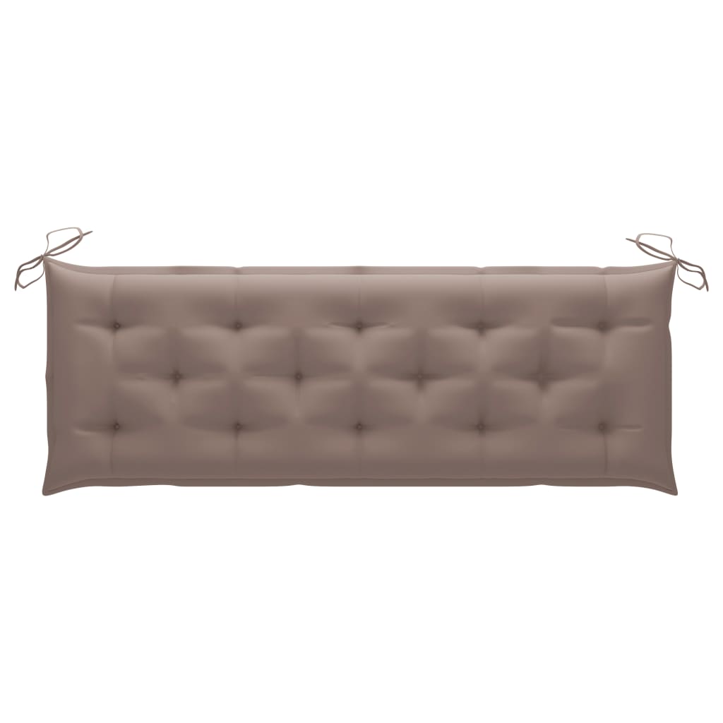Gartenbank-Auflage Taupe 150 cm Oxford-Gewebe